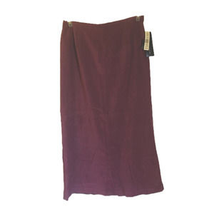 Norton McNaughton Silky soft magenta Maxi Skirt size 12